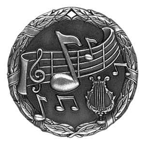 2" Music Medal
