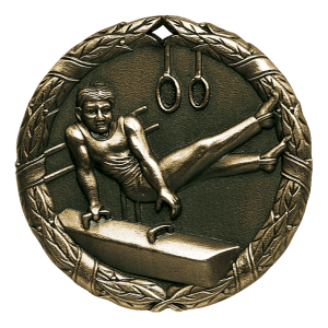2" Male Gymnastics Medal