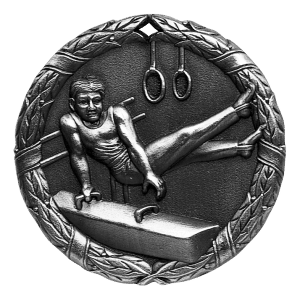 2" Male Gymnastics Medal
