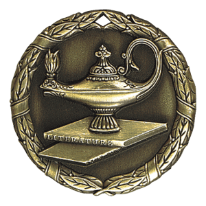2" Lamp of Knowledge Medal