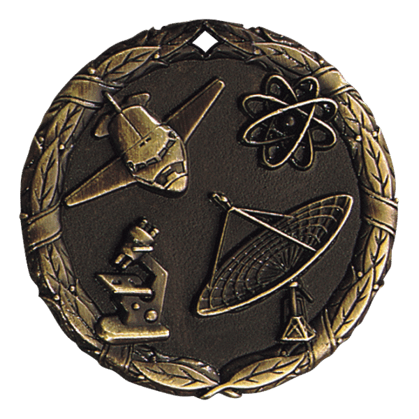 XR Series Medals w/Neck Ribbon - 2"