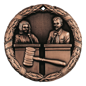2" Debate Medal
