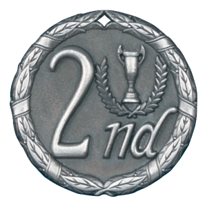 2" 2nd Place Medal