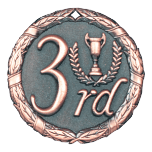 2" 3rd Place Medal