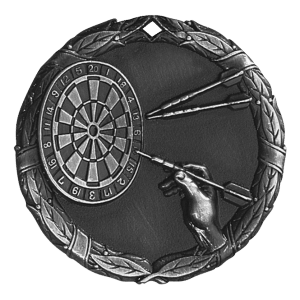 2" Darts Medal