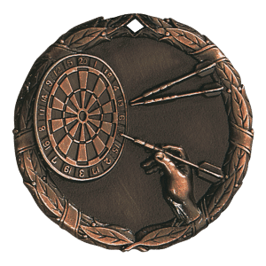 2" Darts Medal