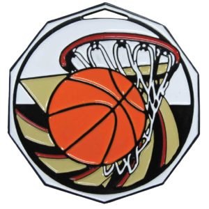 2" Basketball Medal