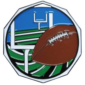 2" Football Medal