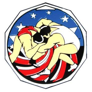 2" Wrestling Medal