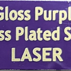 Gloss Purple Brass Plated Steel