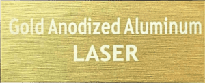 Gold Anodized Aluminum