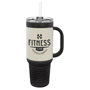 Polar Camel Black, Leatherette Wrapped Tumblers