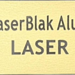 Gold LaserBlak Aluminum