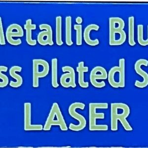 Metallic Blue Brass Plated Steel