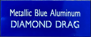 Metallic Blue Aluminum - Diamond Engraving