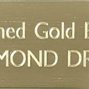 Polished Gold Brass