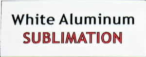 White Sublimation Aluminum
