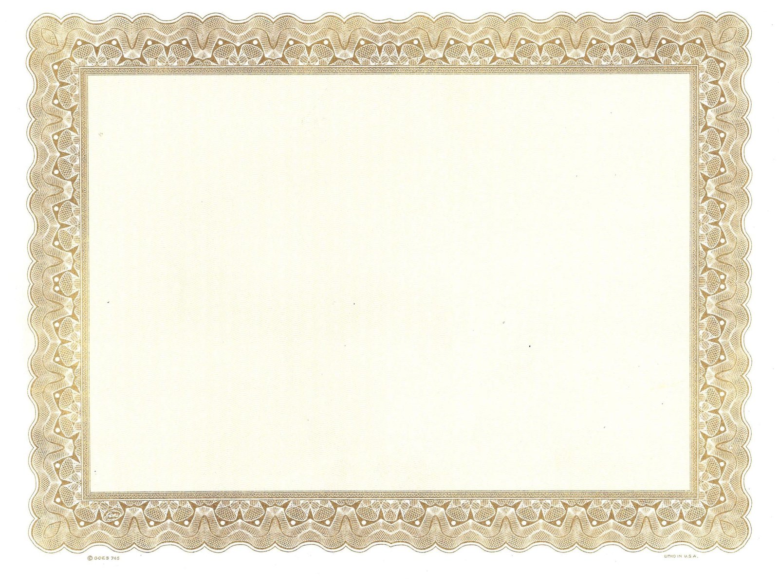 White Gold Border