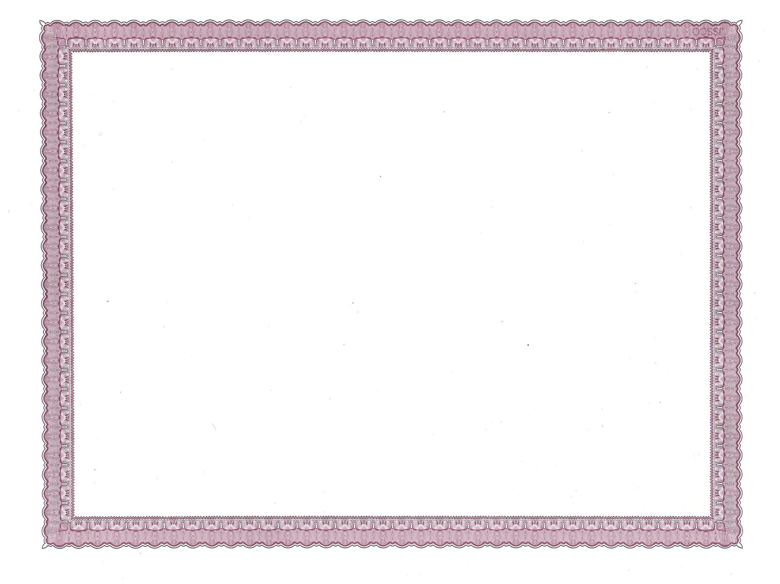 White Maroon Border