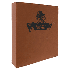 Rawhide Leatherette 3-Ring Binder Large