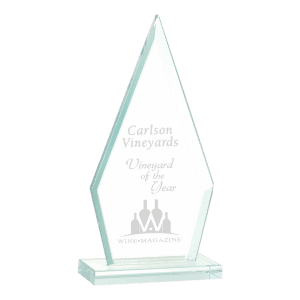 Glass Awards - Clear & Jade