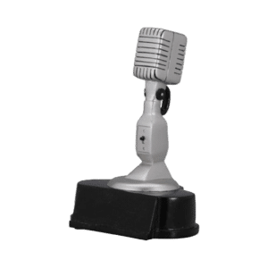 Vintage Microphone Resin Award