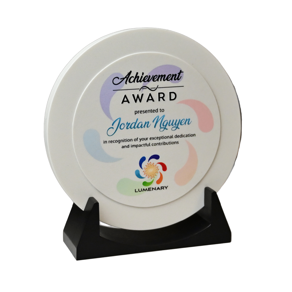 Luna Circle Cultured Stone Award