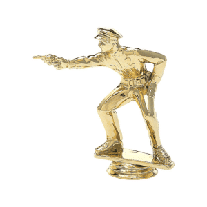 F.36 Trophy Figure - 4 5/8" Policeman Pistol