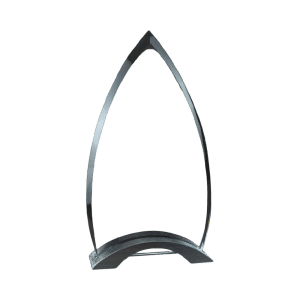 Malibu Peak Glass w/Arch Metal Base